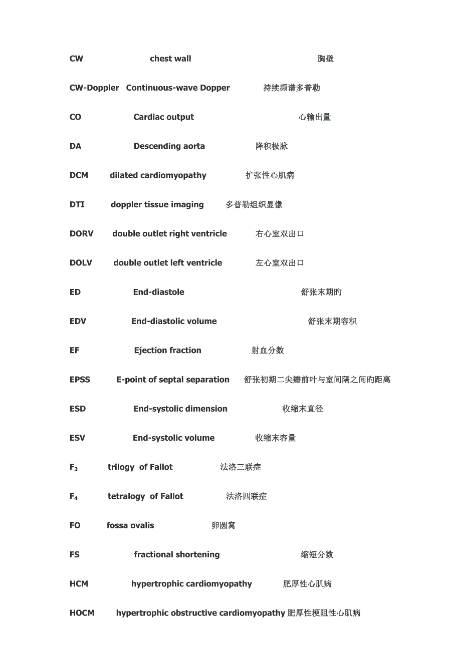 心脏超声术语_第2页