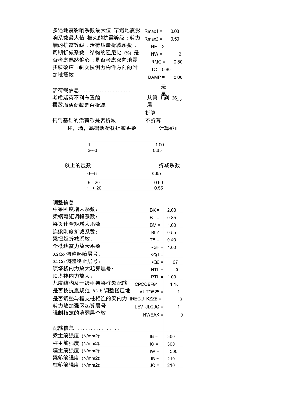 框剪结构SATWE分析_第3页