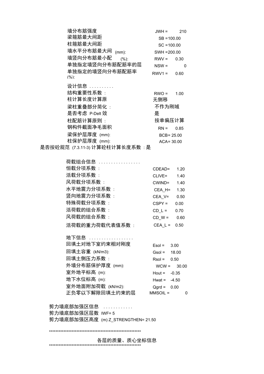 框剪结构SATWE分析_第4页