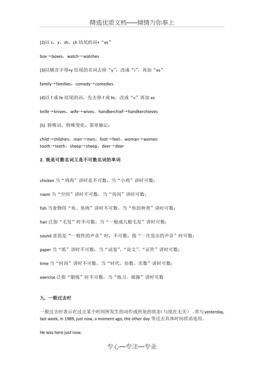 人教版七年级下册英语语法重点_第4页