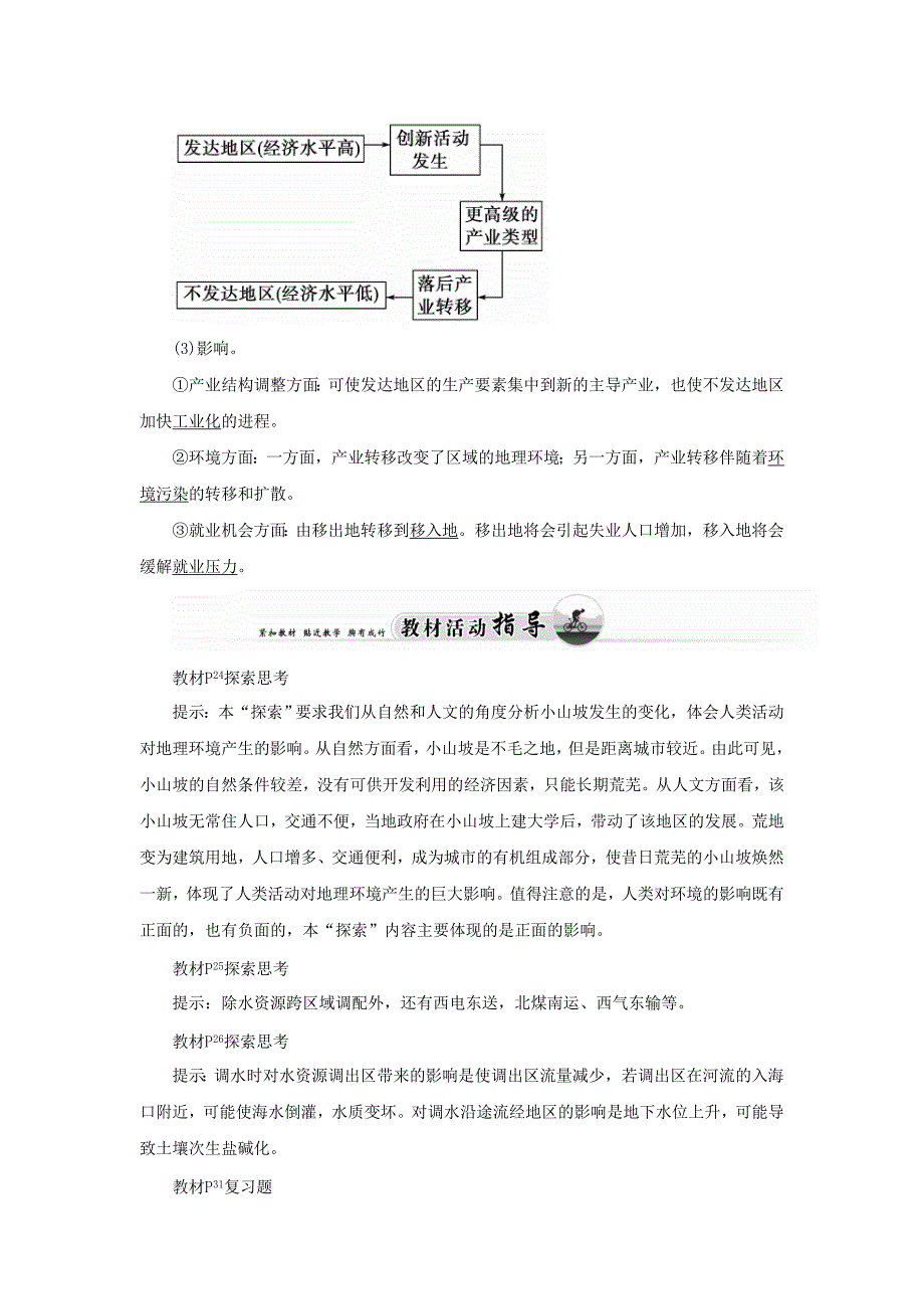 精编高中地理 第一章 第三节 人类活动对区域地理环境的影响练习 中图版必修3_第3页