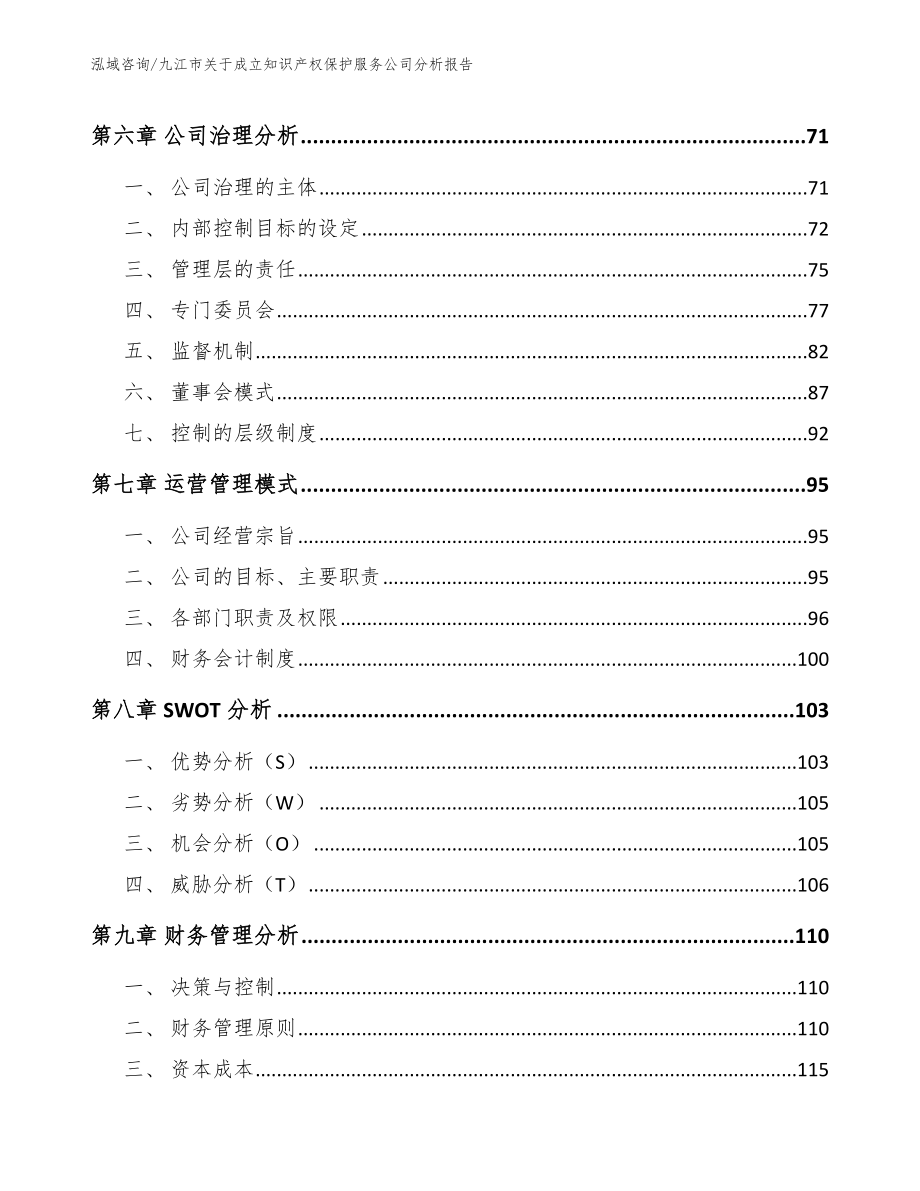 九江市关于成立知识产权保护服务公司分析报告【范文】_第3页