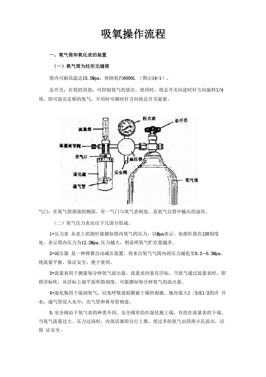 吸氧操作流程_第1页