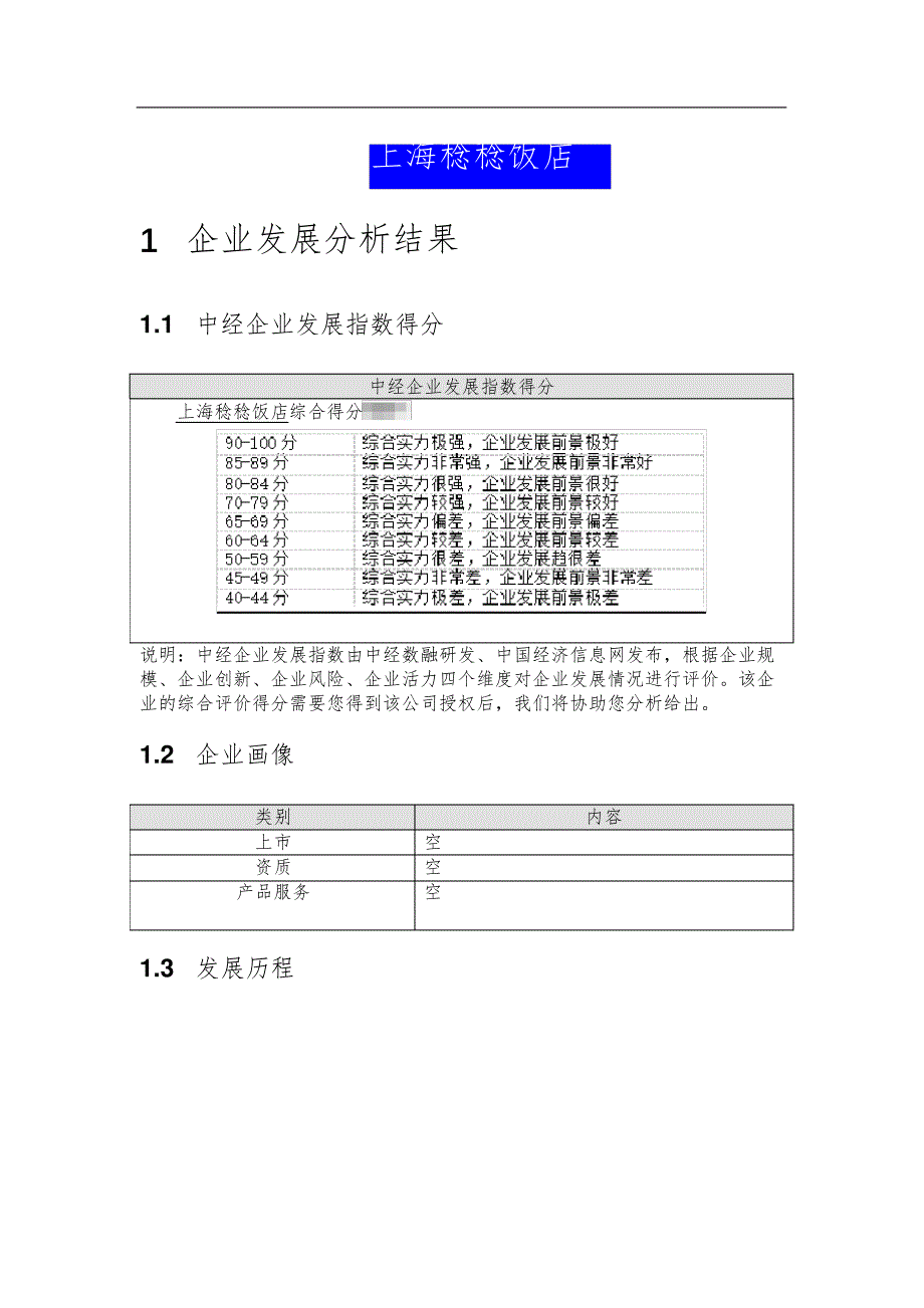 上海稔稔饭店介绍企业发展分析报告_第2页