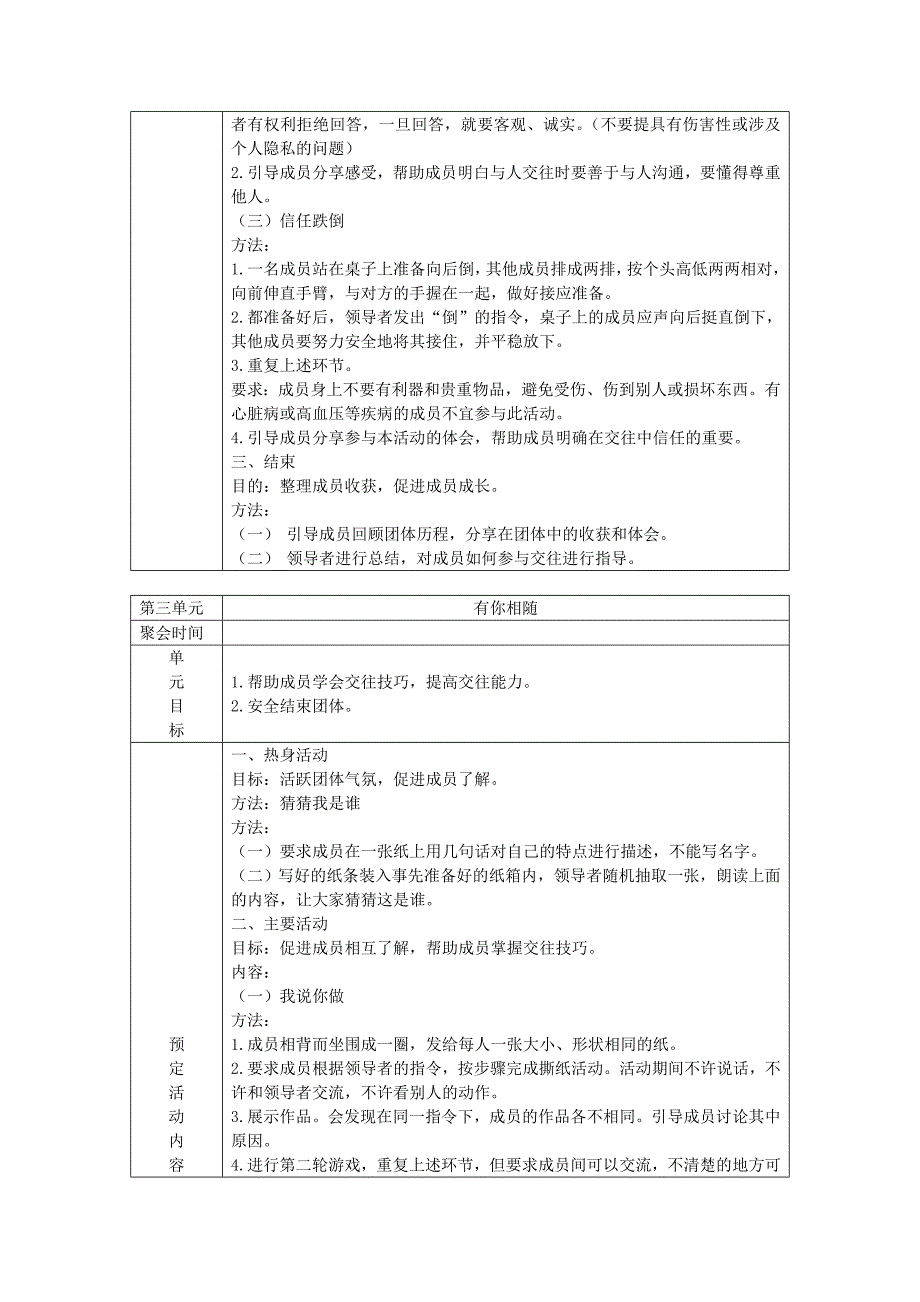 人际关系团体心理辅导方案设计实例_第4页