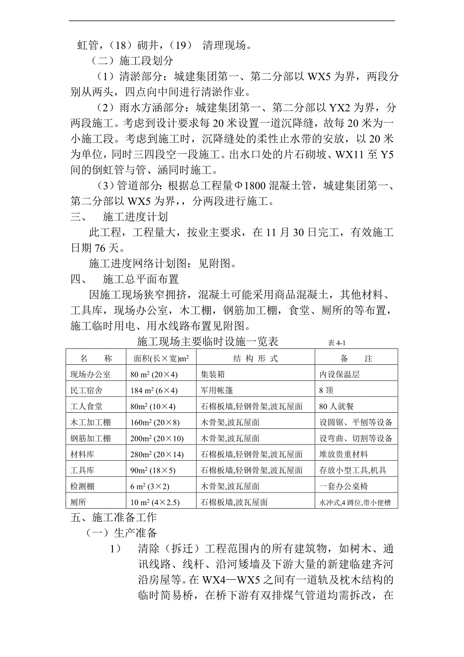 咸阳路污水处理厂工程厂外管道工程施工组织设计_第4页