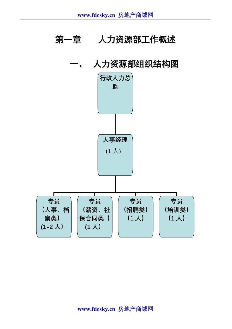 河南恒辉房地产人力资源部白皮书_第5页