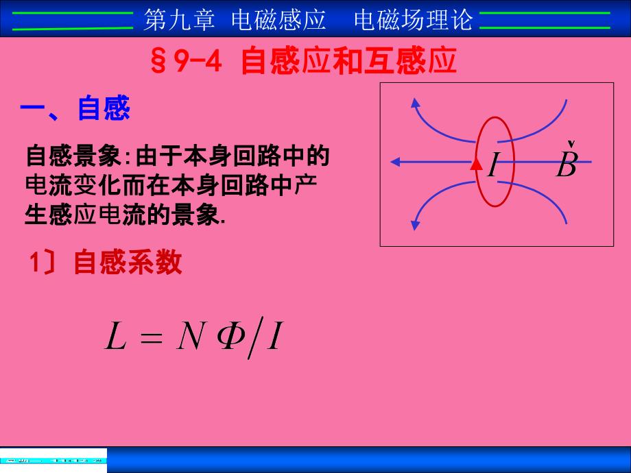 第九章电磁感应电场理论ppt课件_第4页