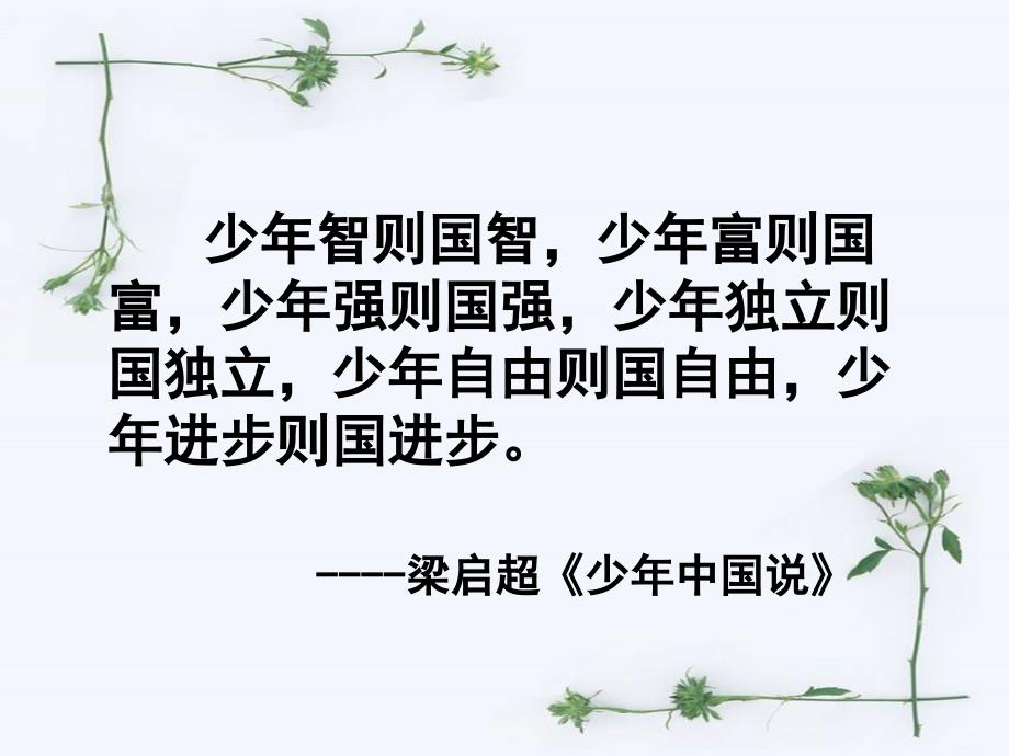 记梁任公先生的一次演讲公开课(小组合作探究模式).ppt_第1页