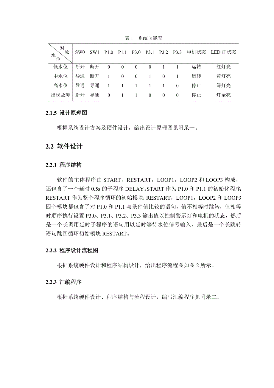 电气工程及其自动化基于单片机的水位控制系统设计_第4页