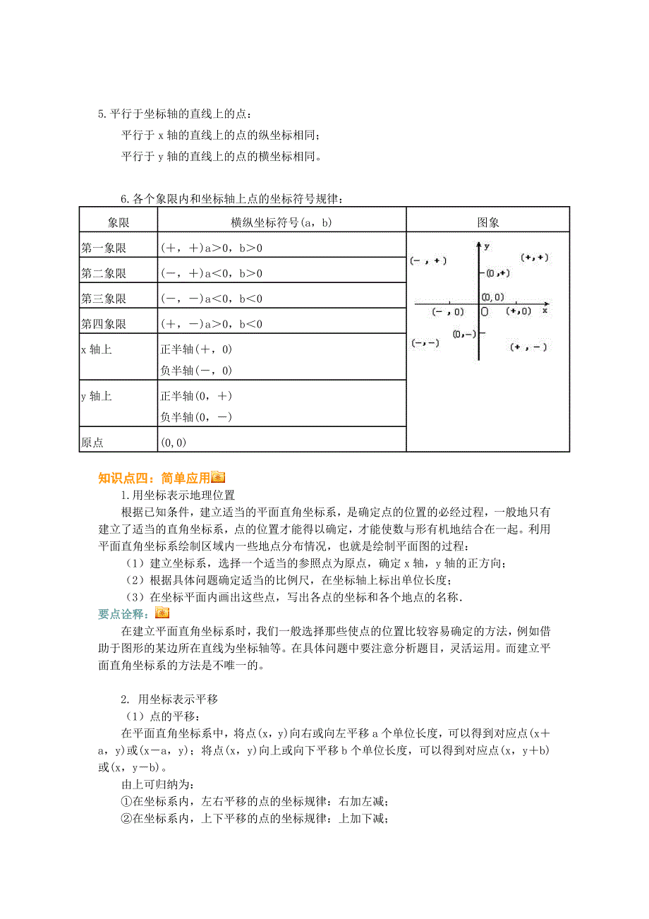平面直角坐标系单元复习与巩固_第4页