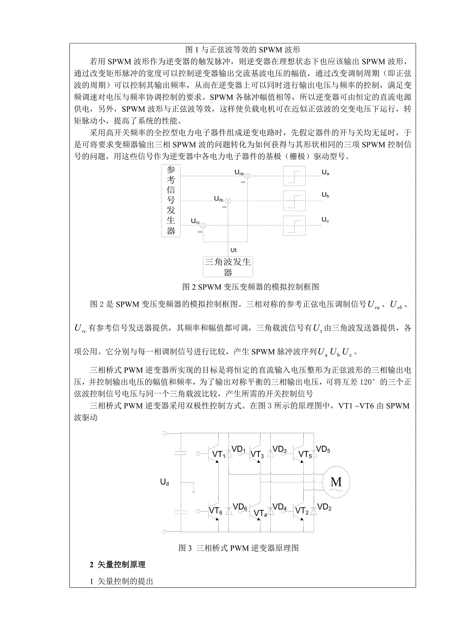 基于SPWM变频调速矢量控制系统研究及其仿真_第3页