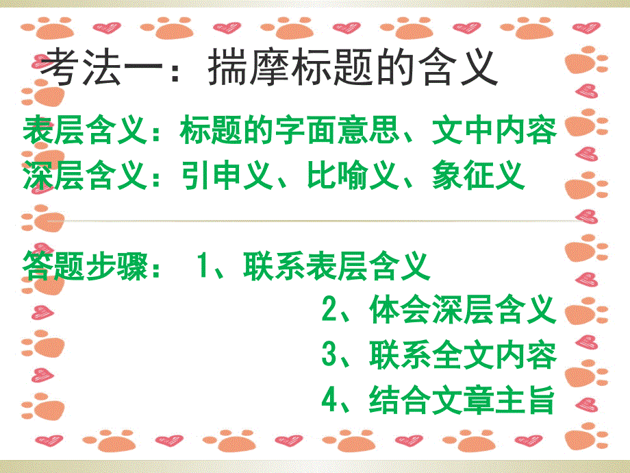 中考考点：标题的作用_第4页