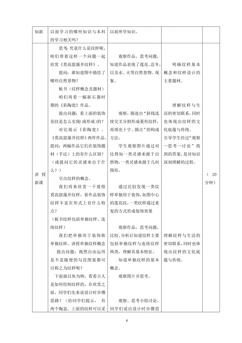 源于自然的美丽纹样教学设计.._第4页