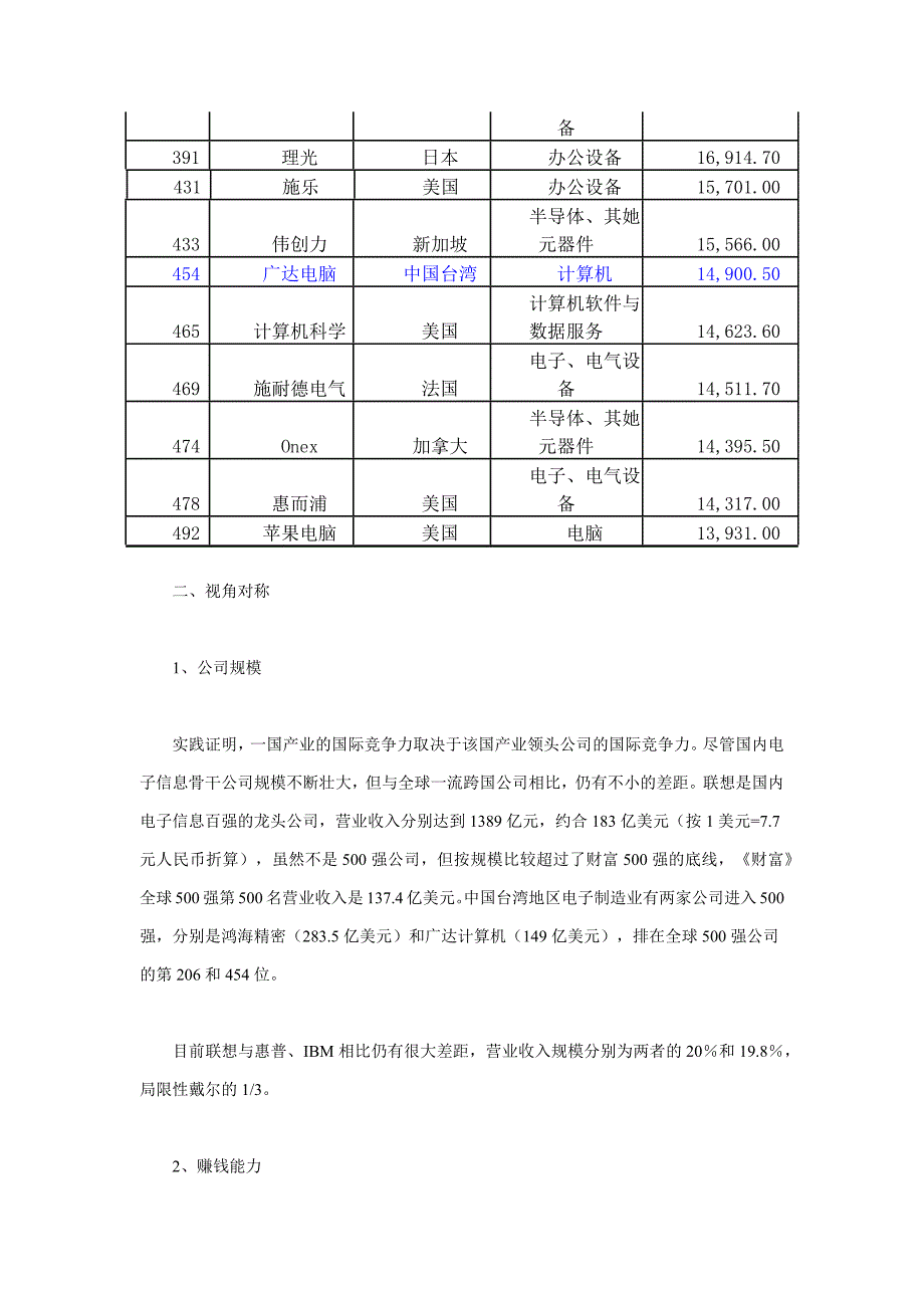 我国电子信息企业与国际对标分析_第3页