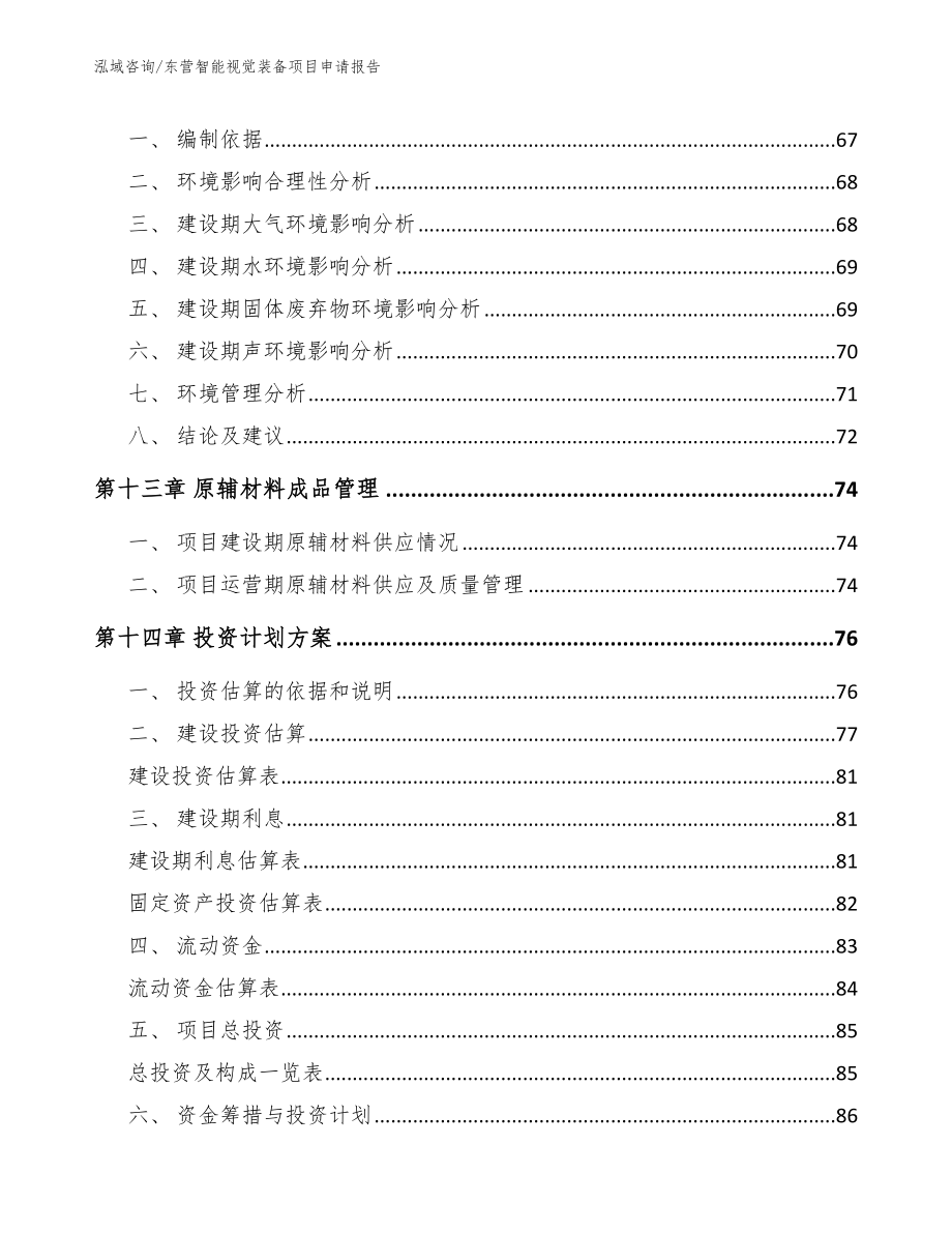 东营智能视觉装备项目申请报告_第4页