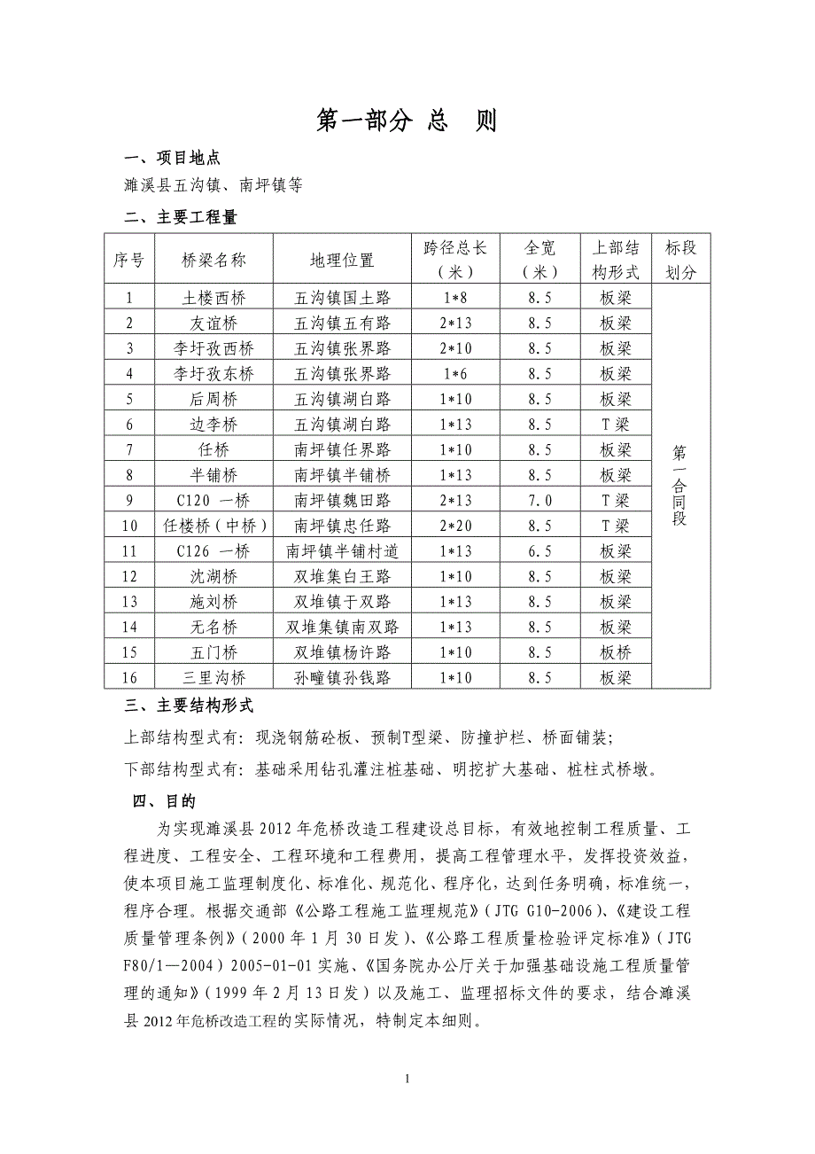 桥梁工程监理实施细则最终_第1页