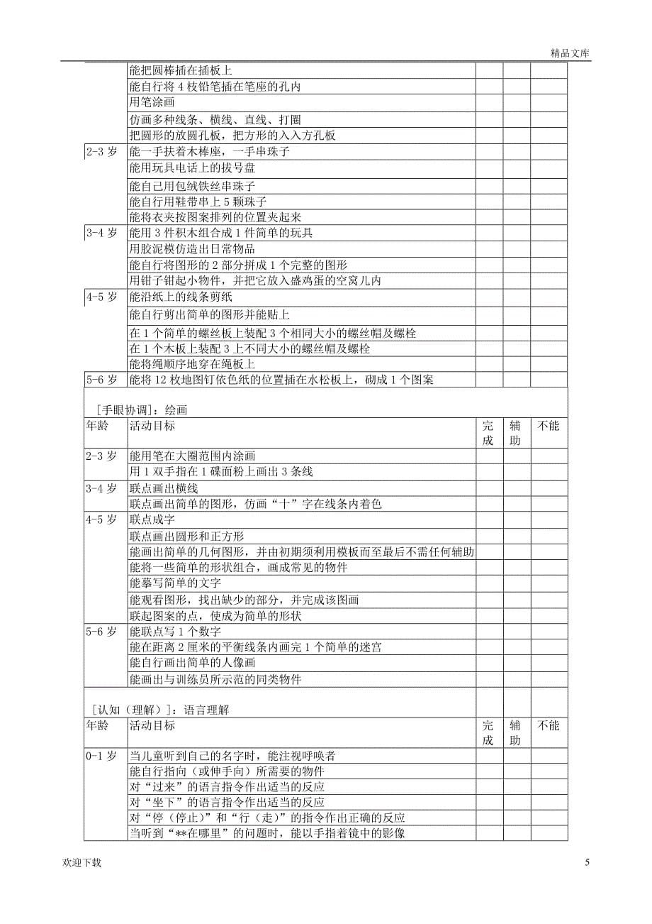 感统评估表_第5页