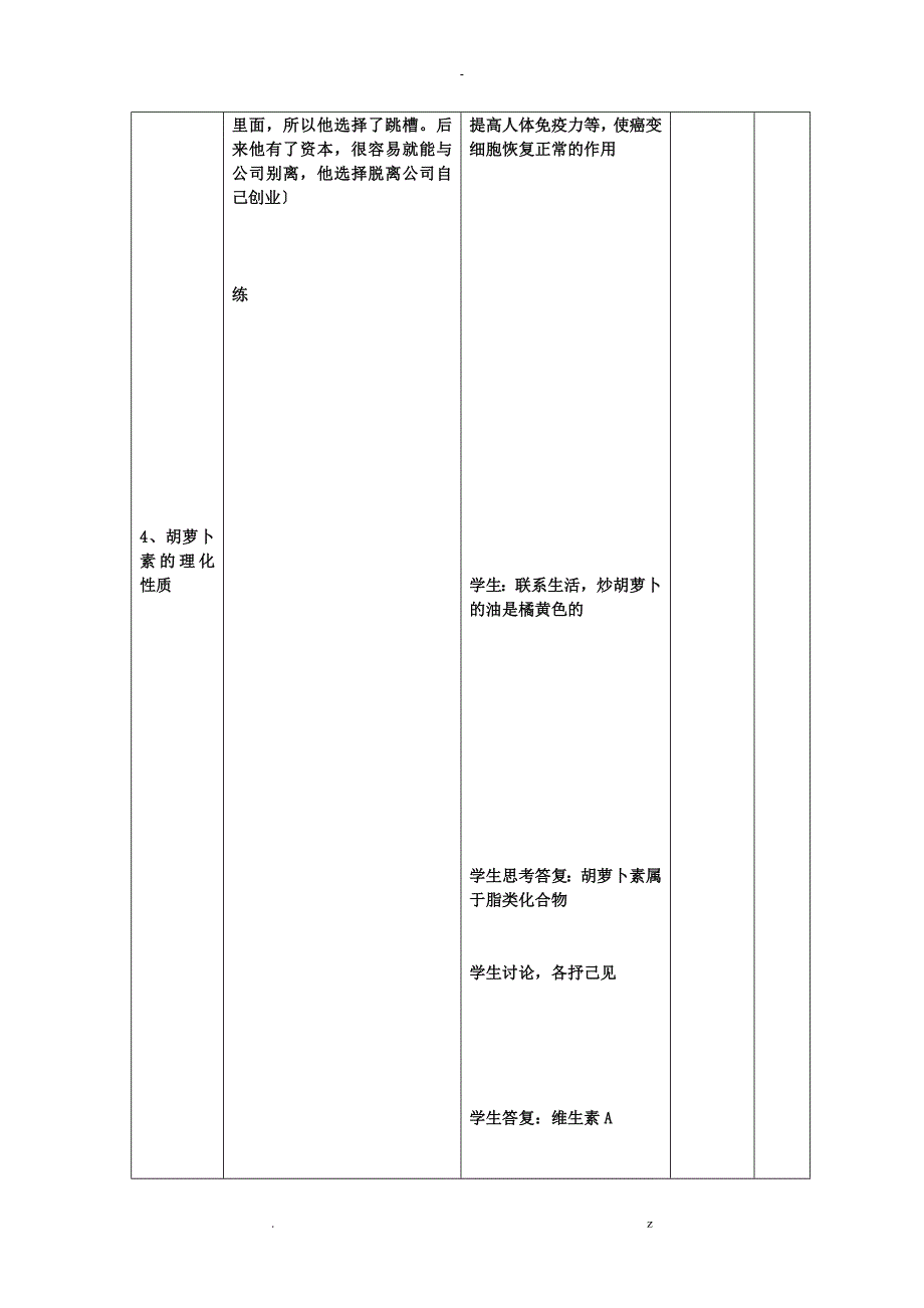 胡萝卜素的提取教学设计_第3页