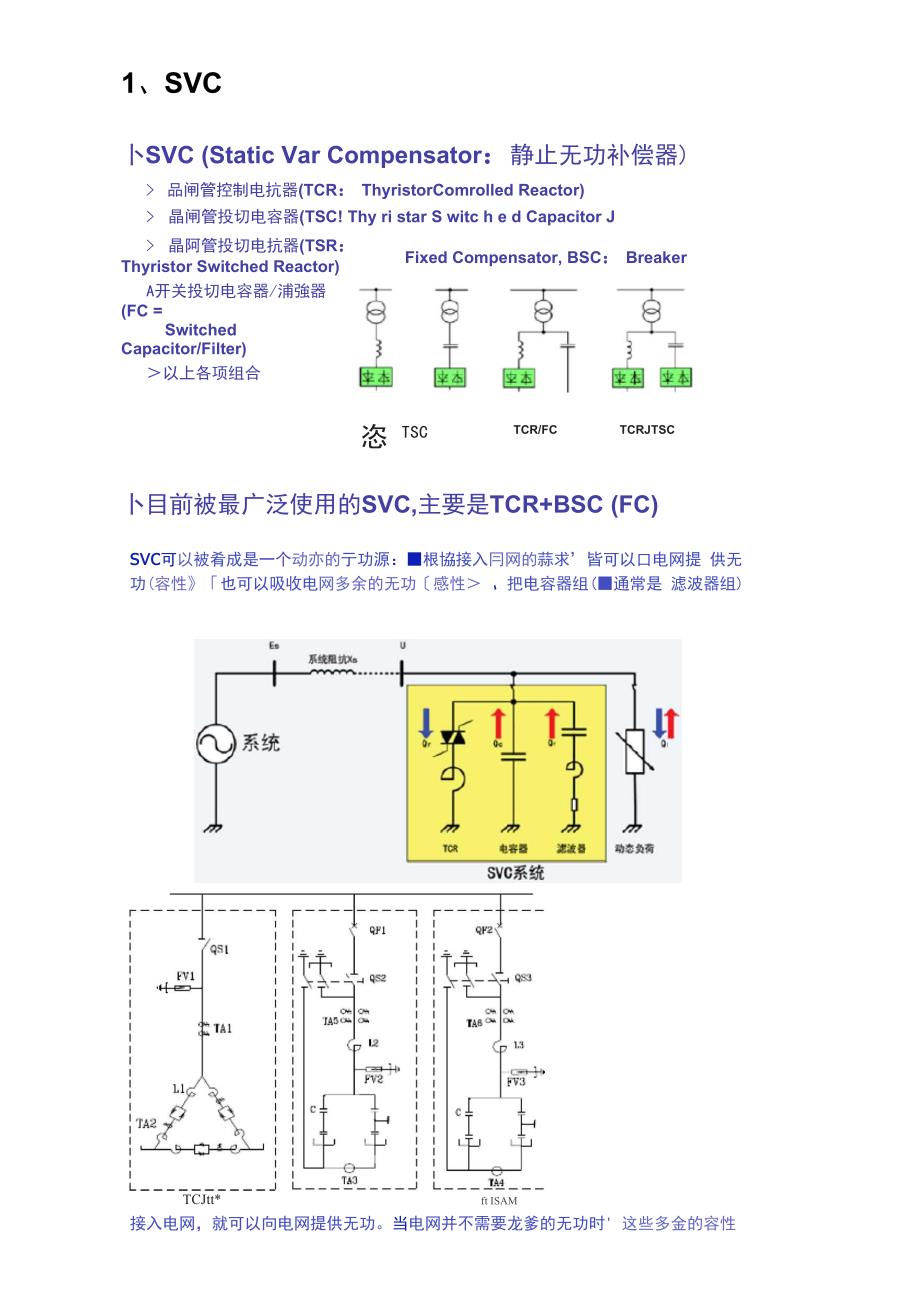 无功补偿回路电缆及断路器选择_第1页