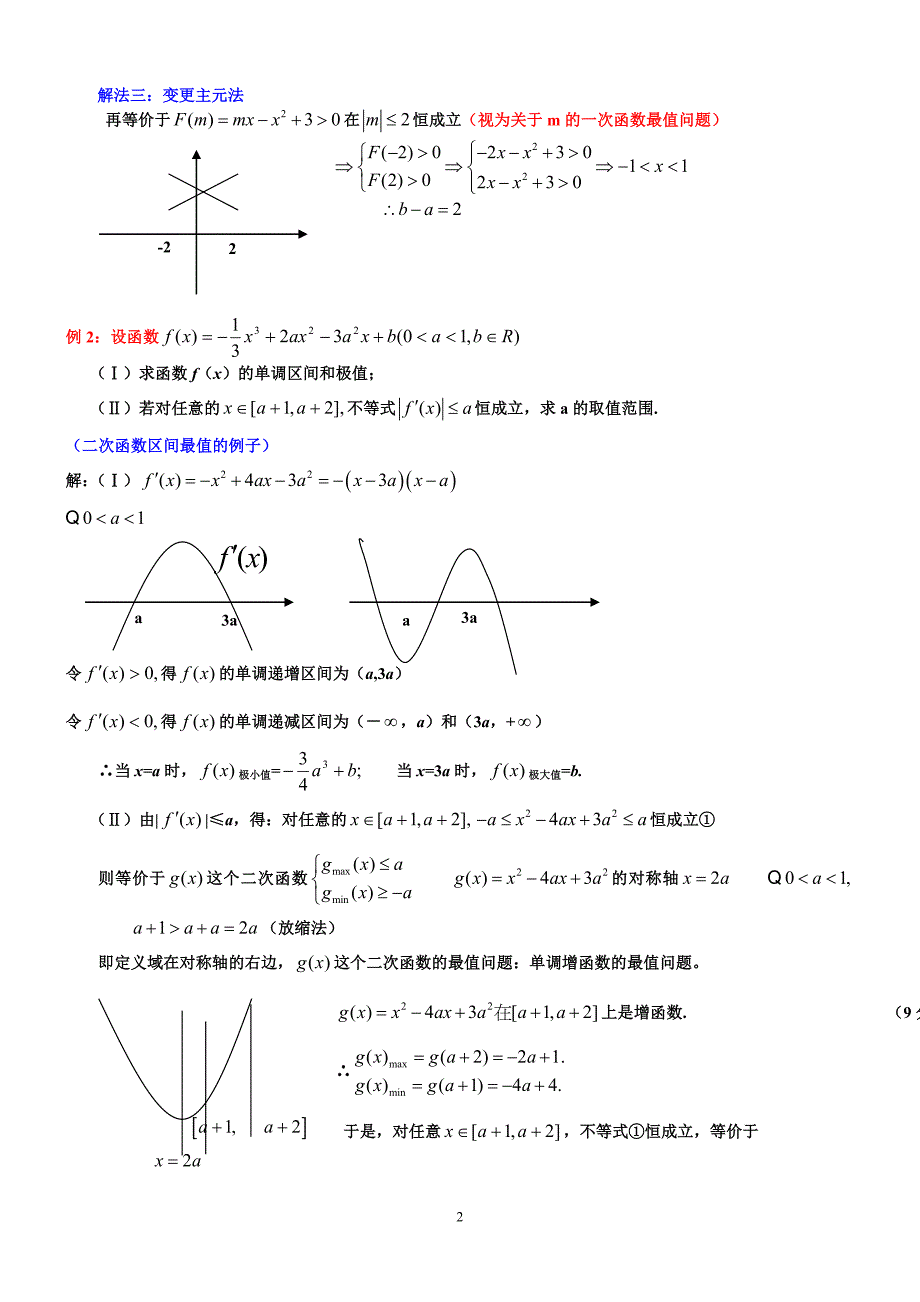 高考数学导数题型归纳-精编_第2页