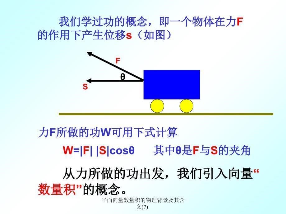 平面向量数量积的物理背景及其含义7课件_第5页