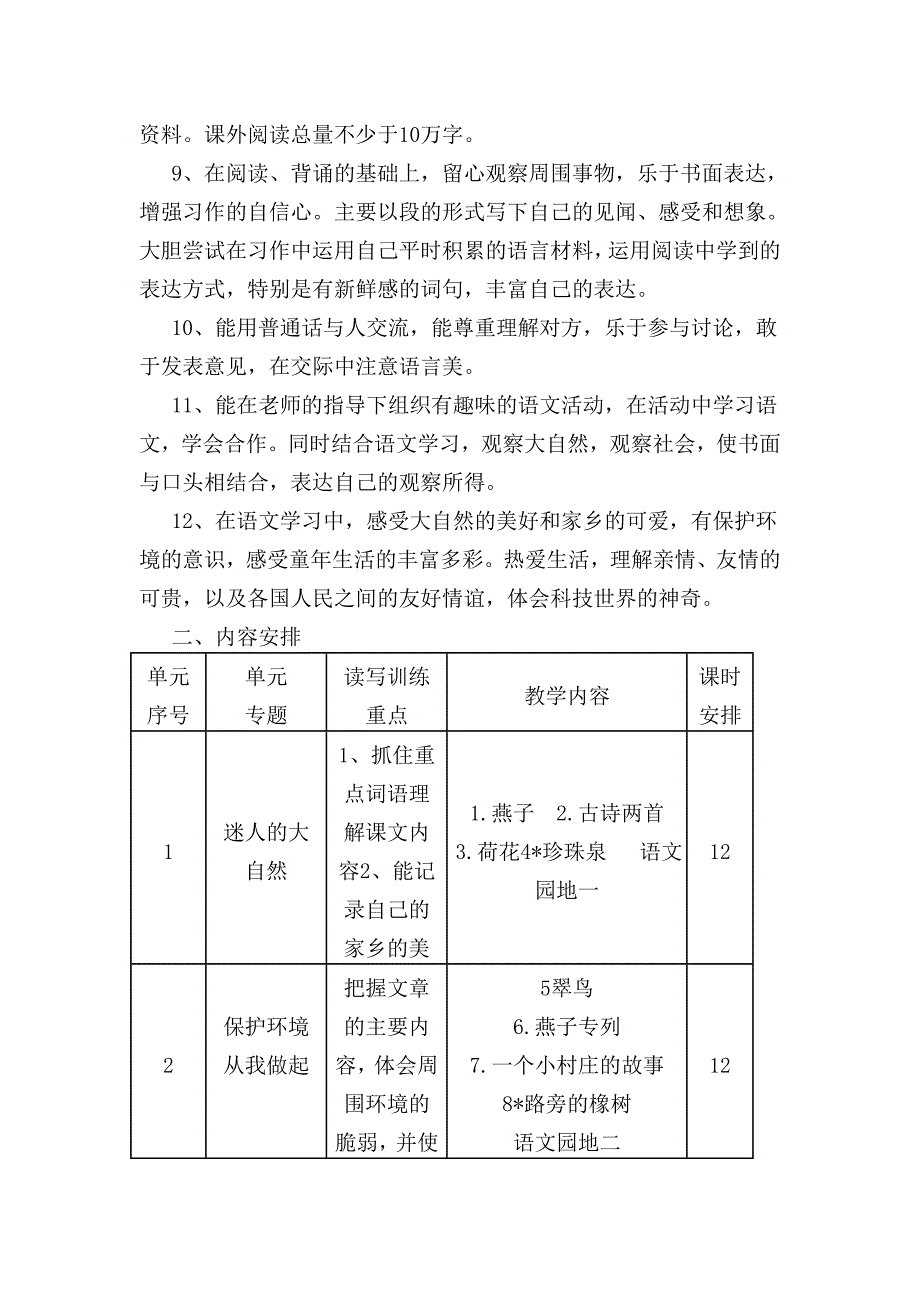 小学三年级语文课程纲要.doc_第2页