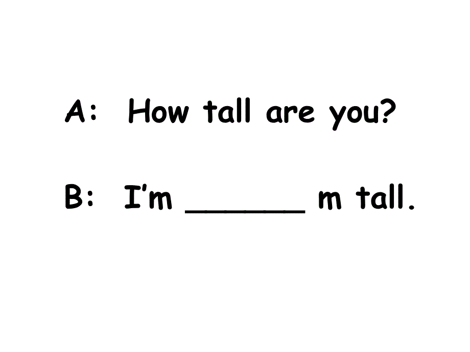 Unit1 How Tall Are You Part A Lets talk_第3页