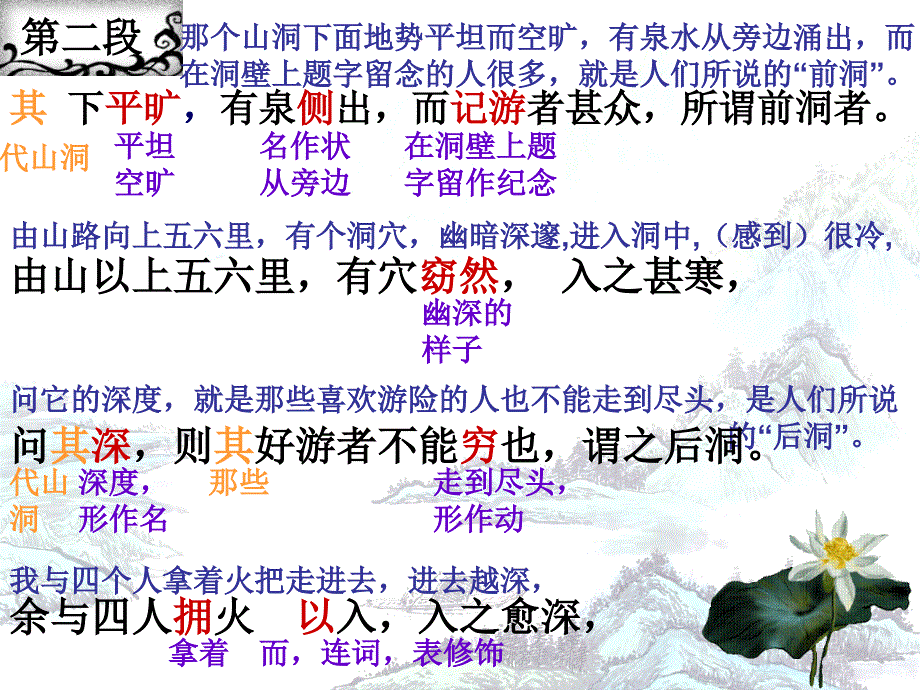 游褒禅山记三行翻译_第4页