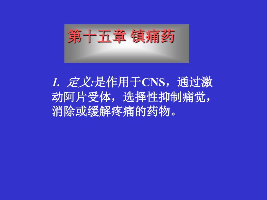 药理学第十五章镇痛药_第1页