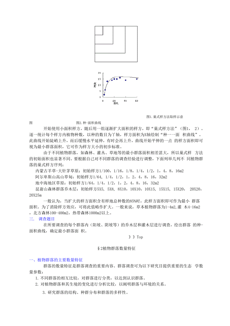 植物群落生态学调查的主要方法_第2页