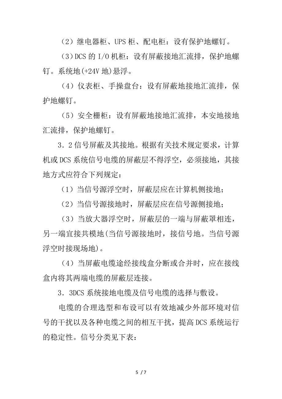 接地技术在发电厂DCS控制系统上的应用_第5页