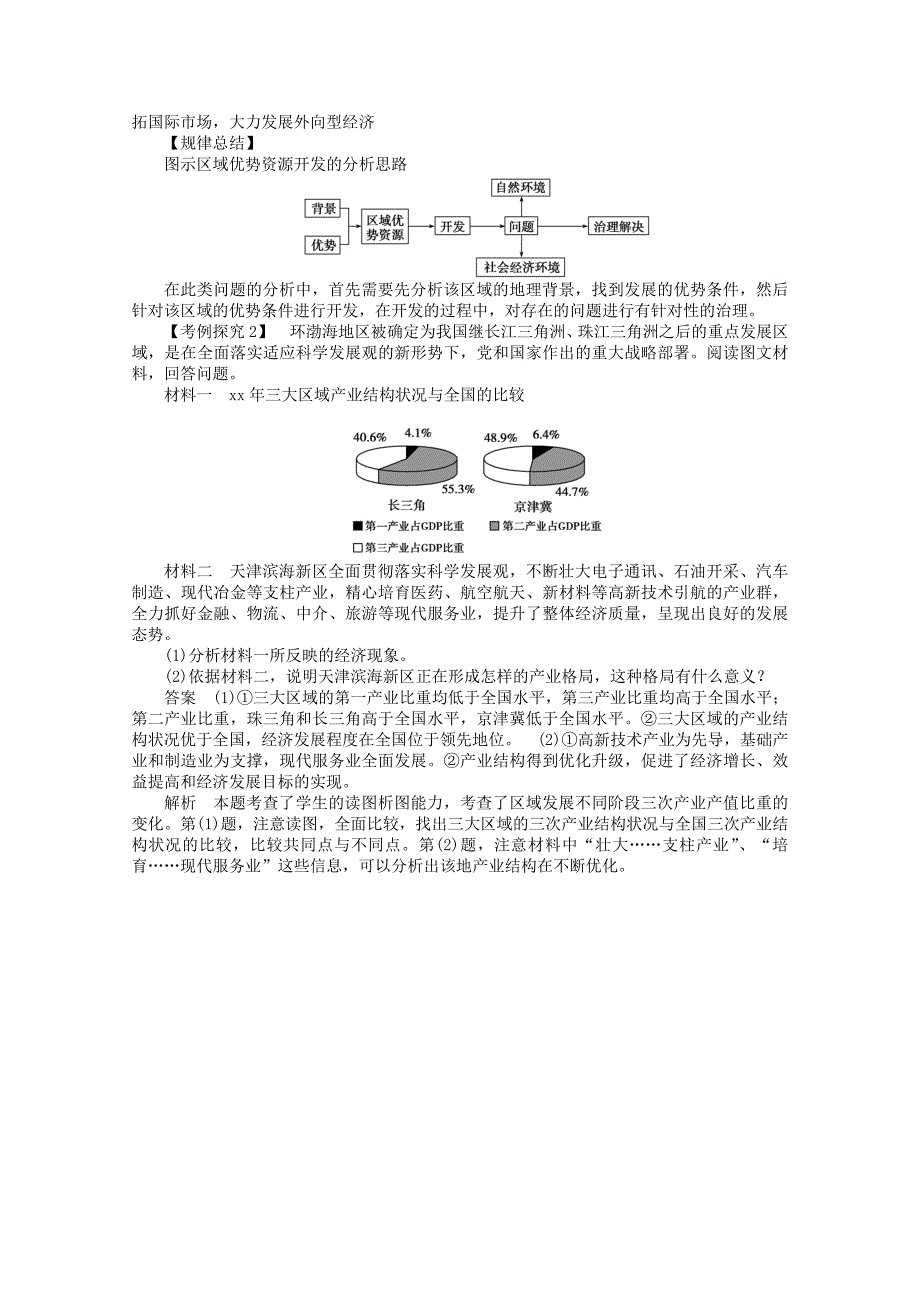 2022年高中地理 1.2 区域发展阶段学案 湘教版必修3_第4页