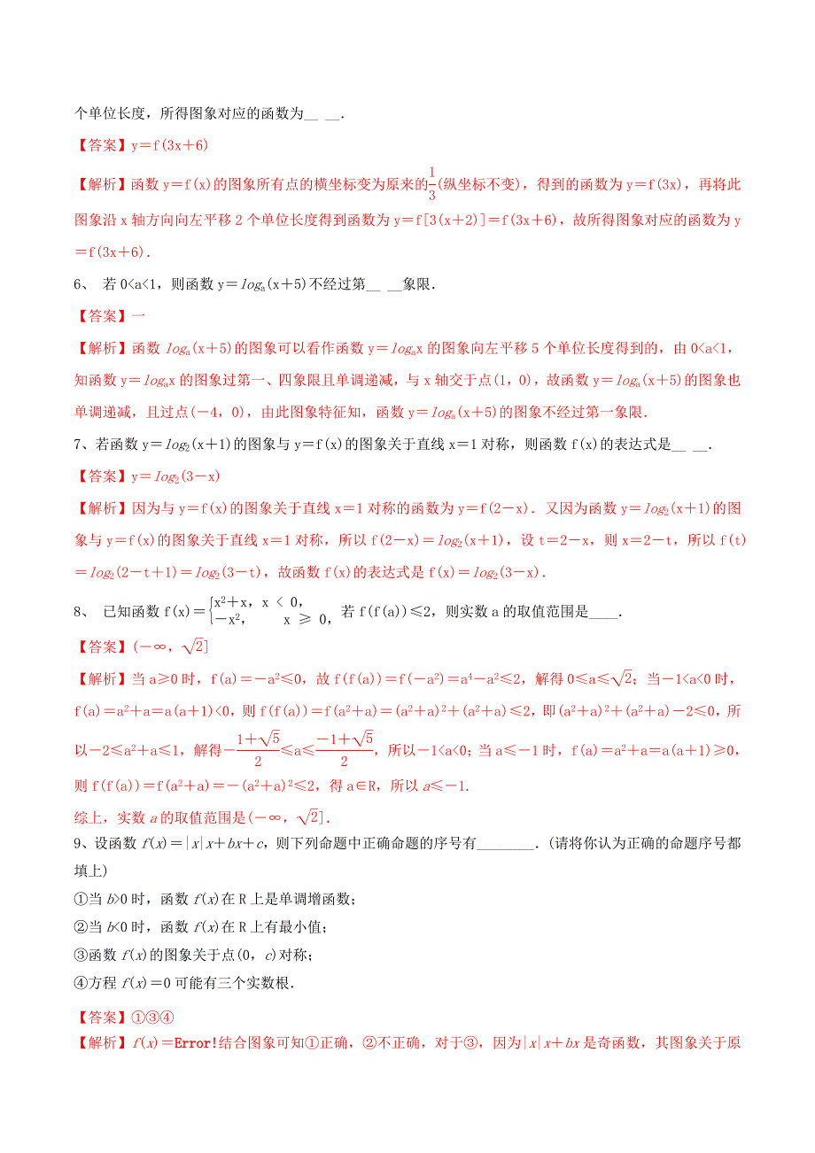 （江苏专用）高考数学一轮复习 考点10 函数的图像必刷题（含解析）-人教版高三数学试题_第2页