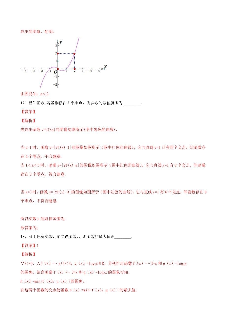 （江苏专用）高考数学一轮复习 考点10 函数的图像必刷题（含解析）-人教版高三数学试题_第5页