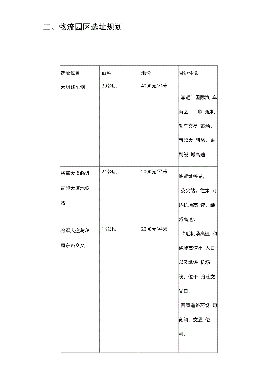 物流园区选址课程设计_第4页