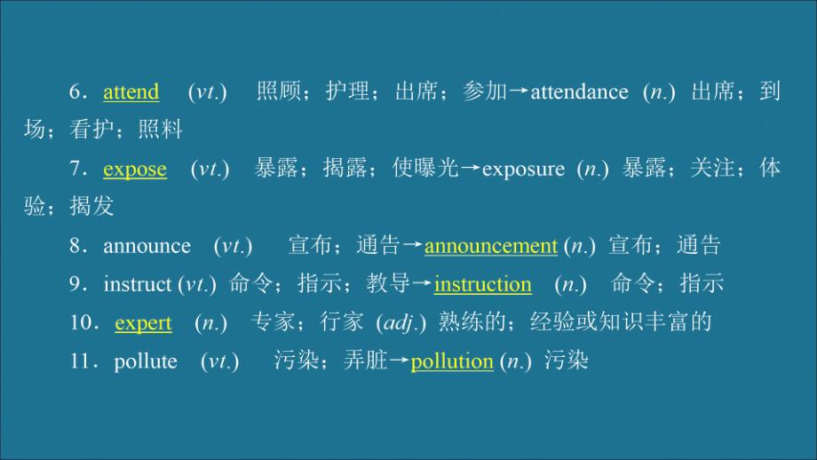 2019-2020学年高中英语 Unit 1 Great Scientists Section Ⅱ The Language Points of Reading课件 新人教版必修5_第3页