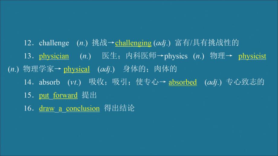 2019-2020学年高中英语 Unit 1 Great Scientists Section Ⅱ The Language Points of Reading课件 新人教版必修5_第4页