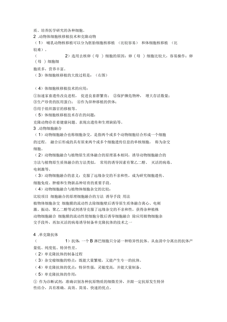 高中生物选修三知识点总结_第4页