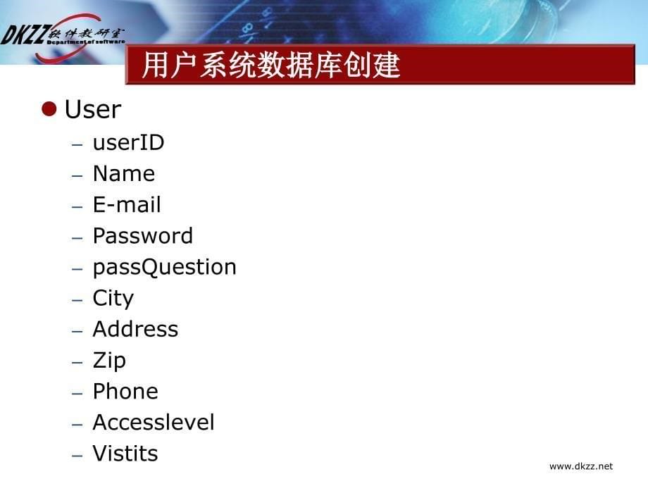 案例网站用户管理模块的实现.ppt_第5页