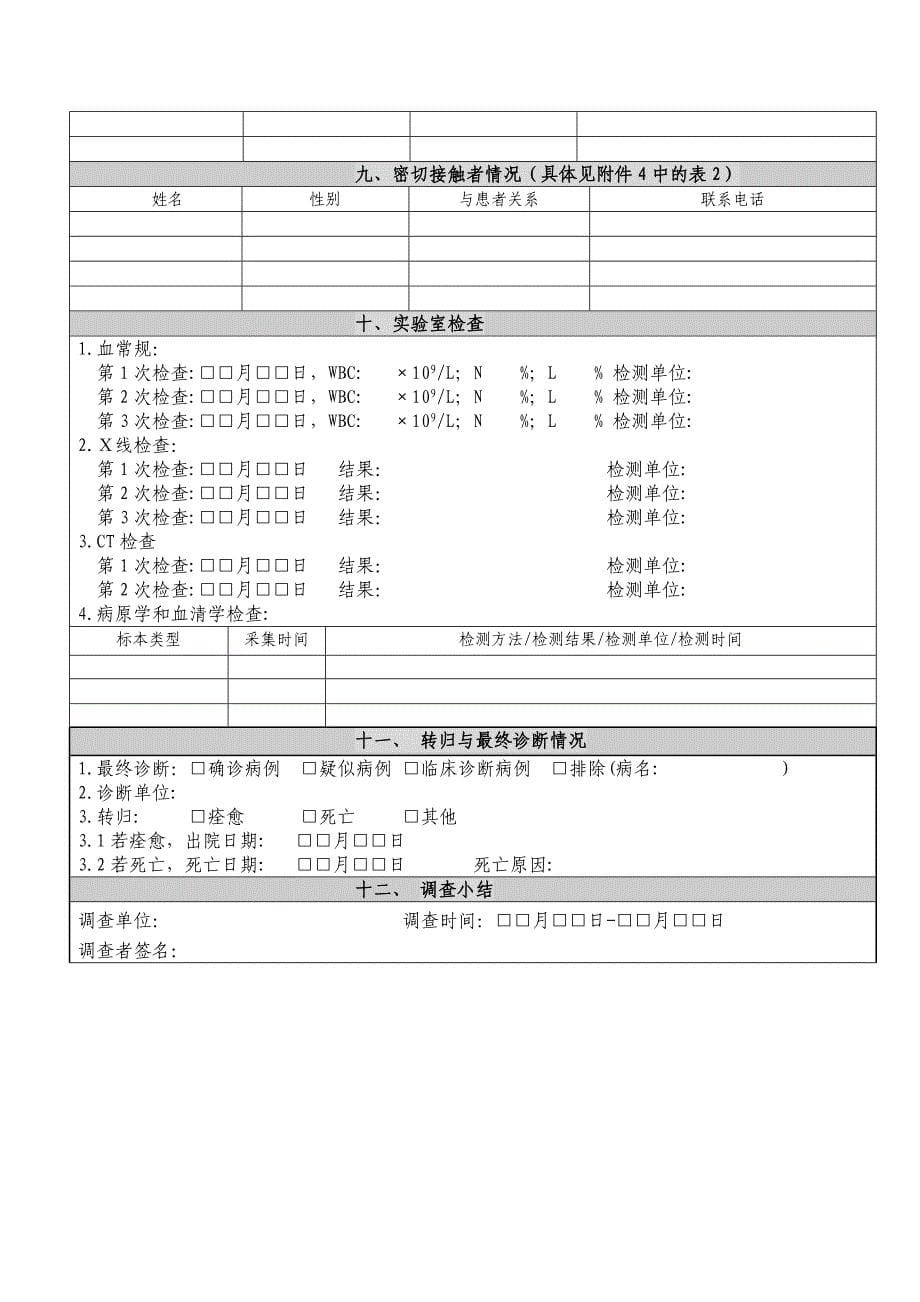 流行病学调查表_第5页