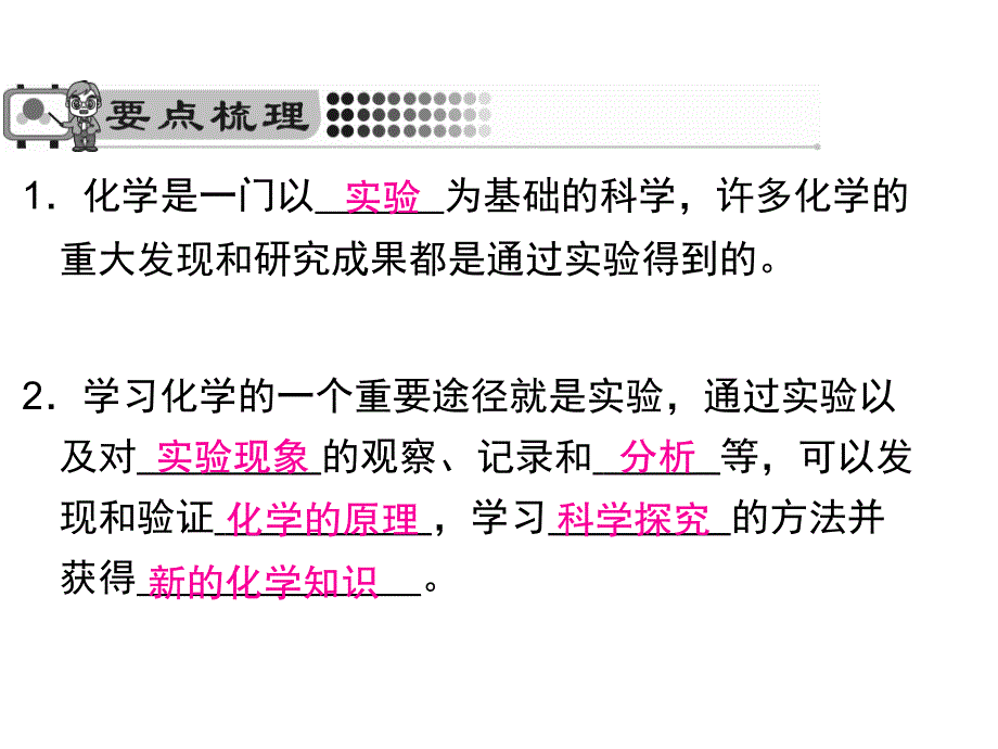 人教版九年级化学上册课件第一单元课题2化学是一门以实验为基础的科学第1课时对蜡烛及其燃烧的探究_第2页