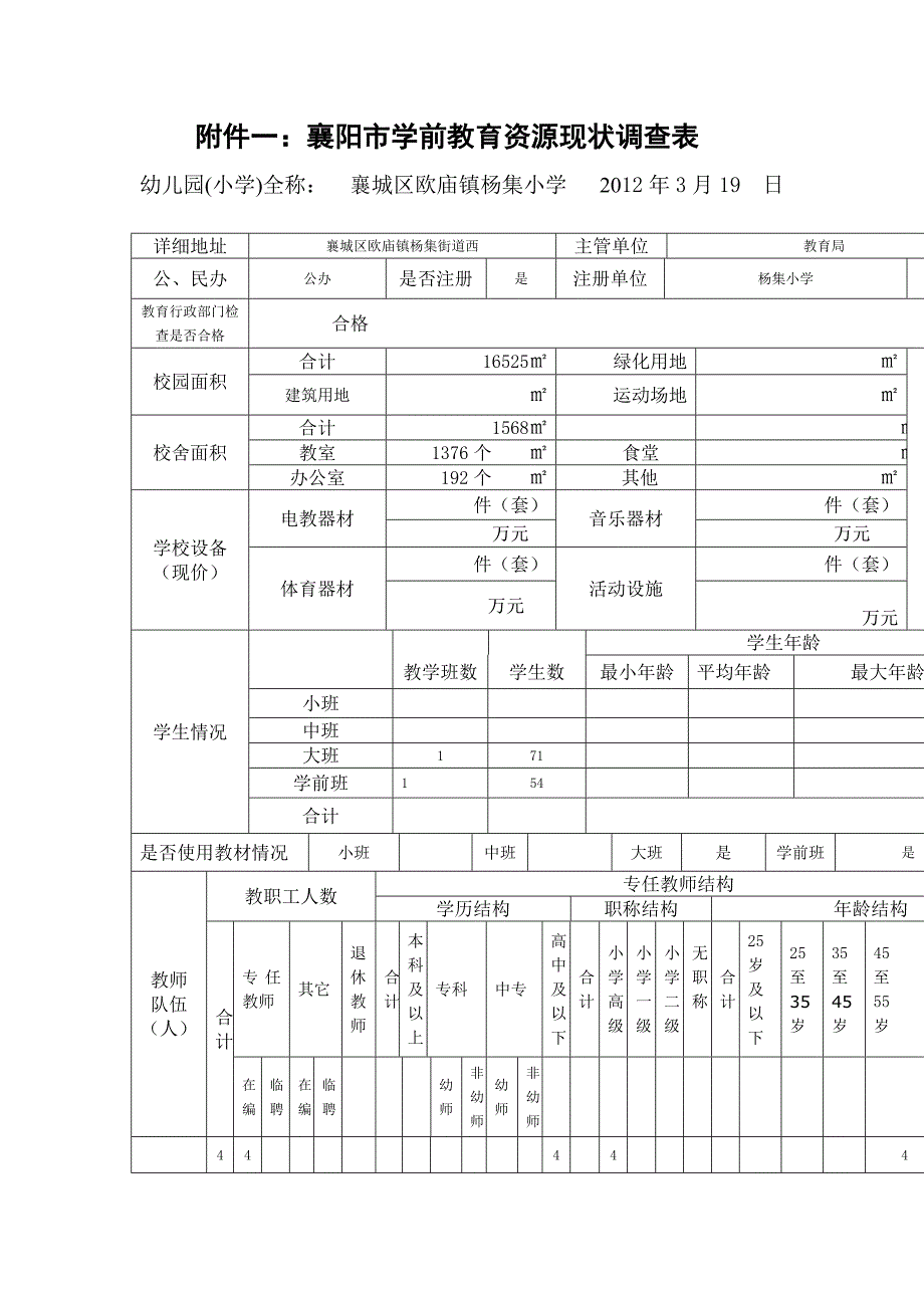 学前教育资源调查_第1页