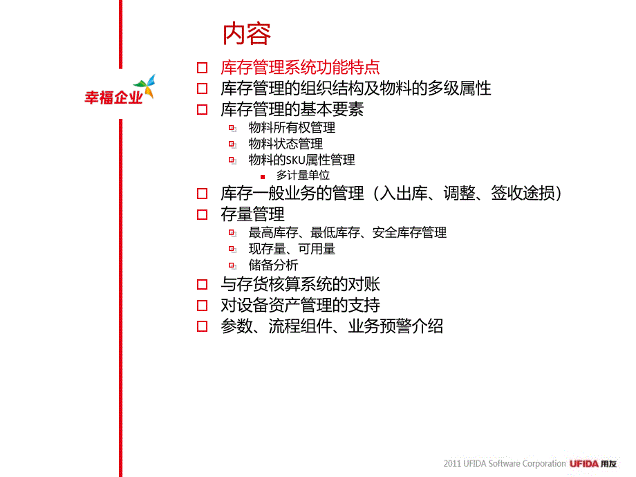 用友培训课件：NC实施工具-NC57产品培训-库存管理_第2页