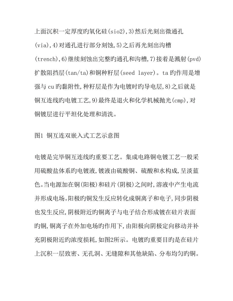 超大规模集成电路铜互连电镀工艺_第2页