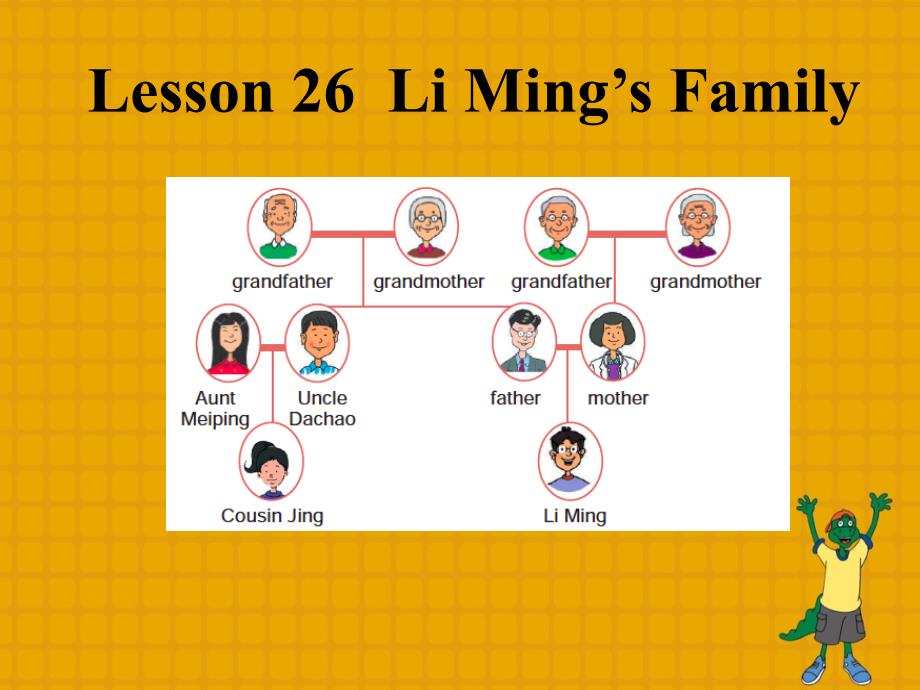 冀教版七年级英语上册Unit5Lesson26LiMingsFamily_第1页