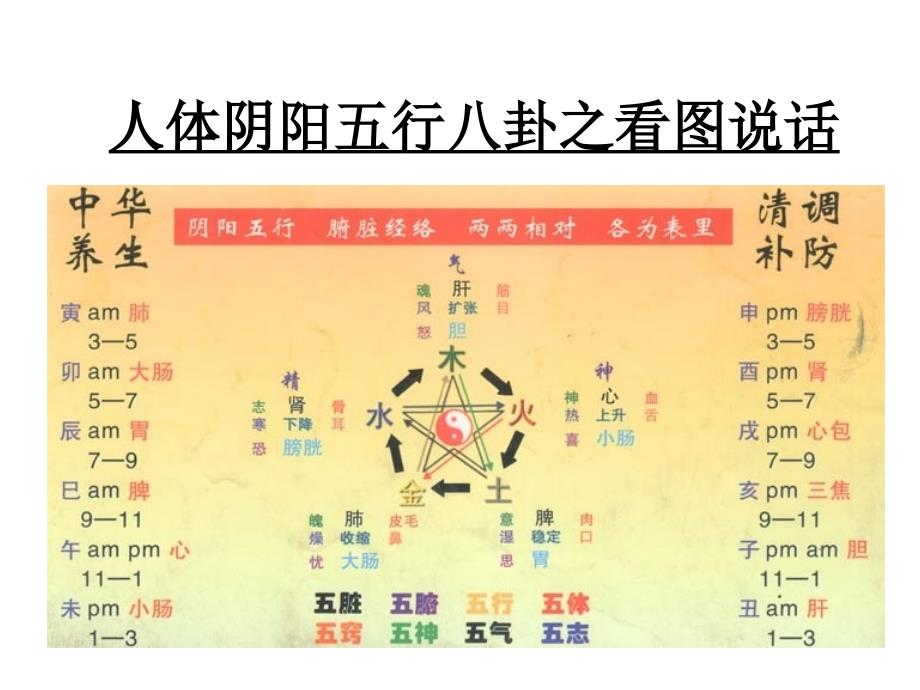 人体阴阳五行八卦之看图说话共25页PPT资料课件_第1页