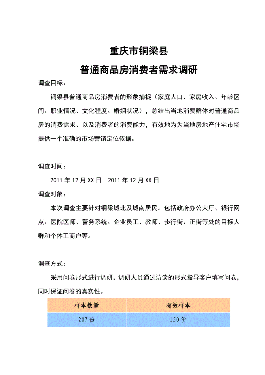 重庆市铜梁县房地产调查报告_第1页