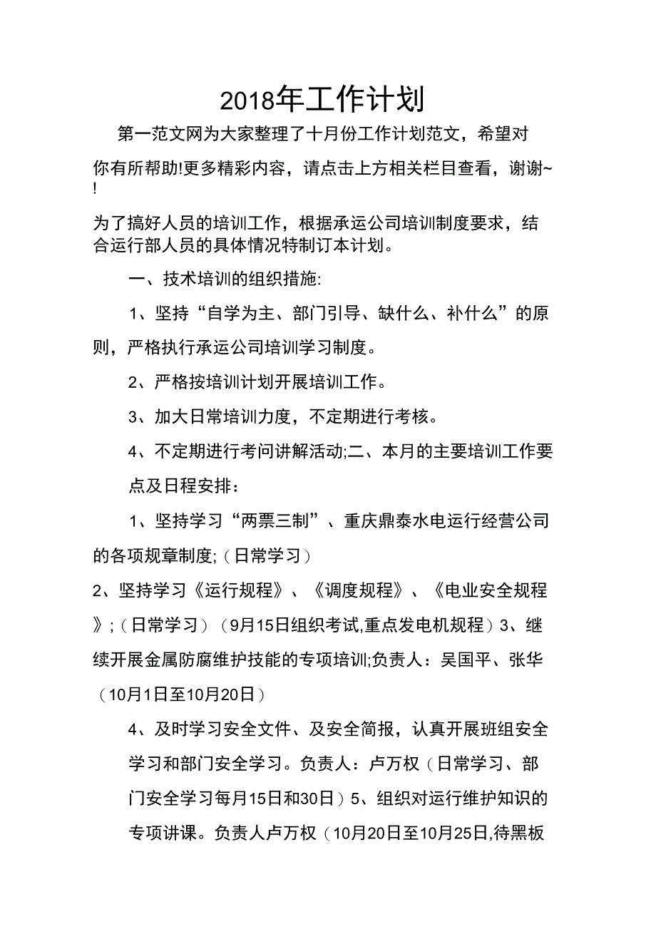 2018年工作计划_第1页