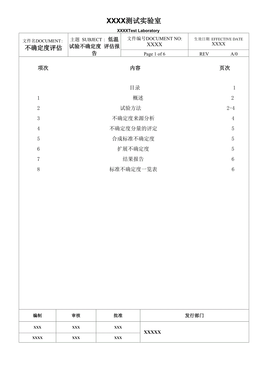 不确定度评估报告_第1页